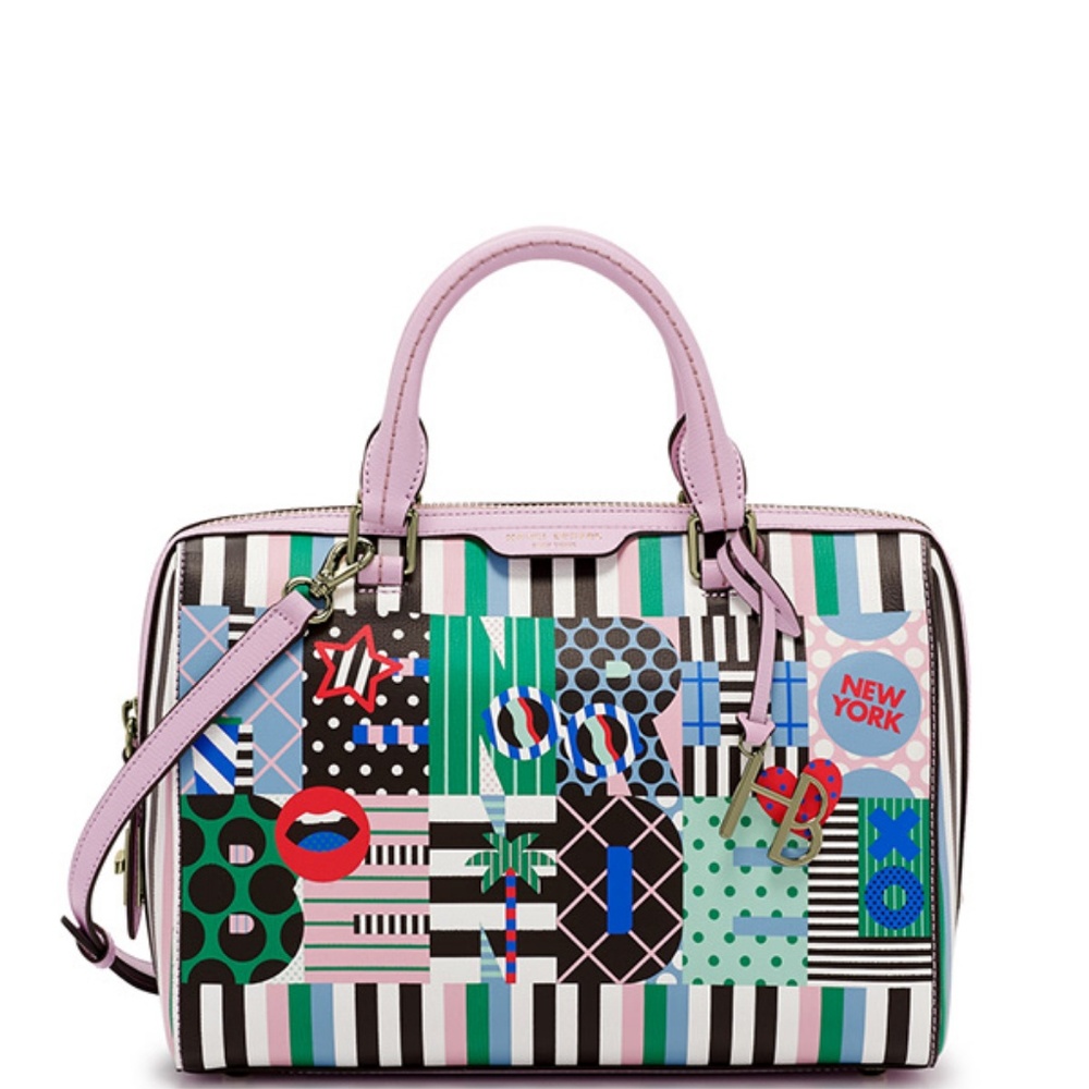 *SOLD*  Henri Bendel W 57th Barrel Satchel